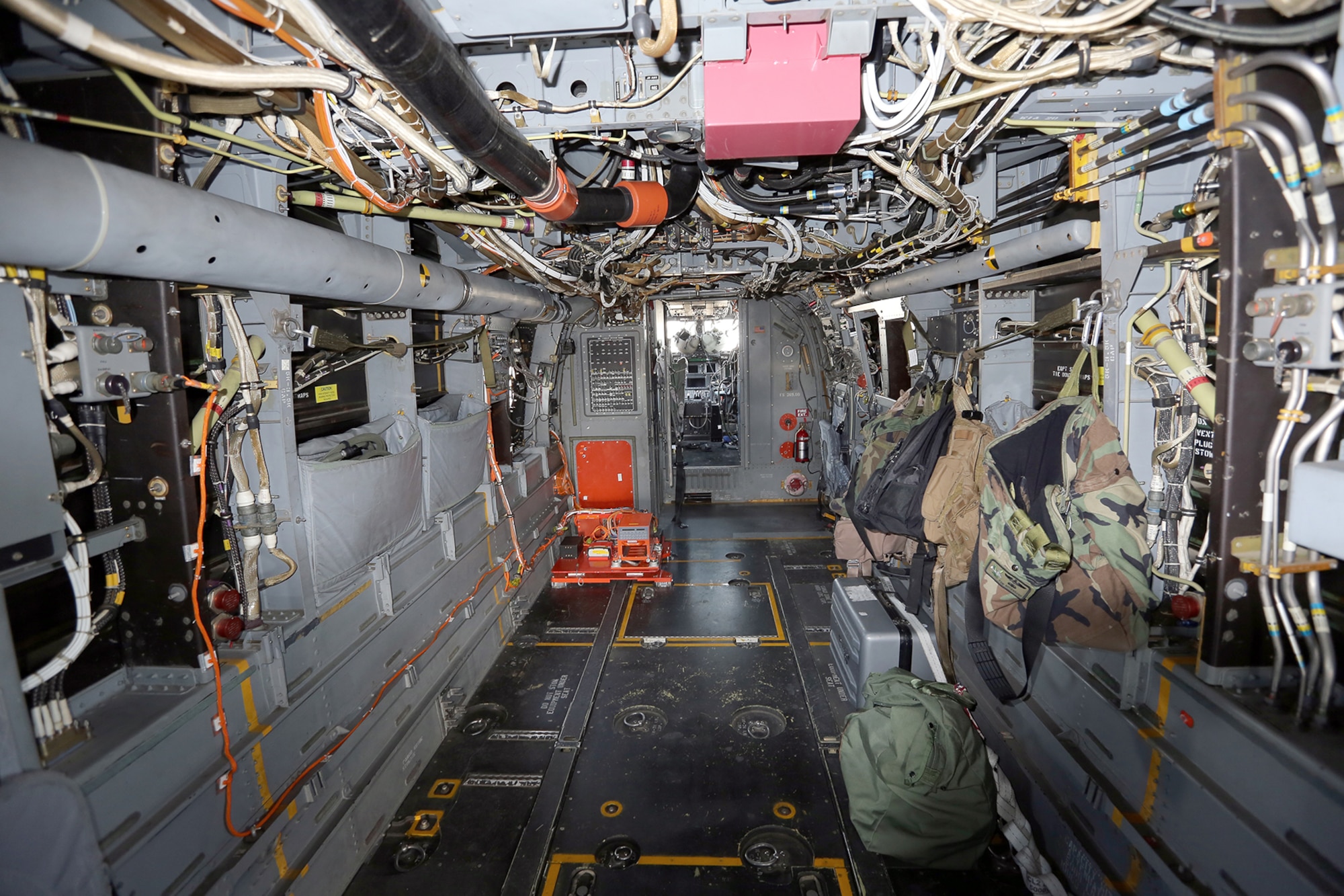 DAYTON, Ohio -- The Bell-Boeing CV-22B interior at the National Museum of the U.S. Air Force. (U.S. Air Force photo by Don Popp)