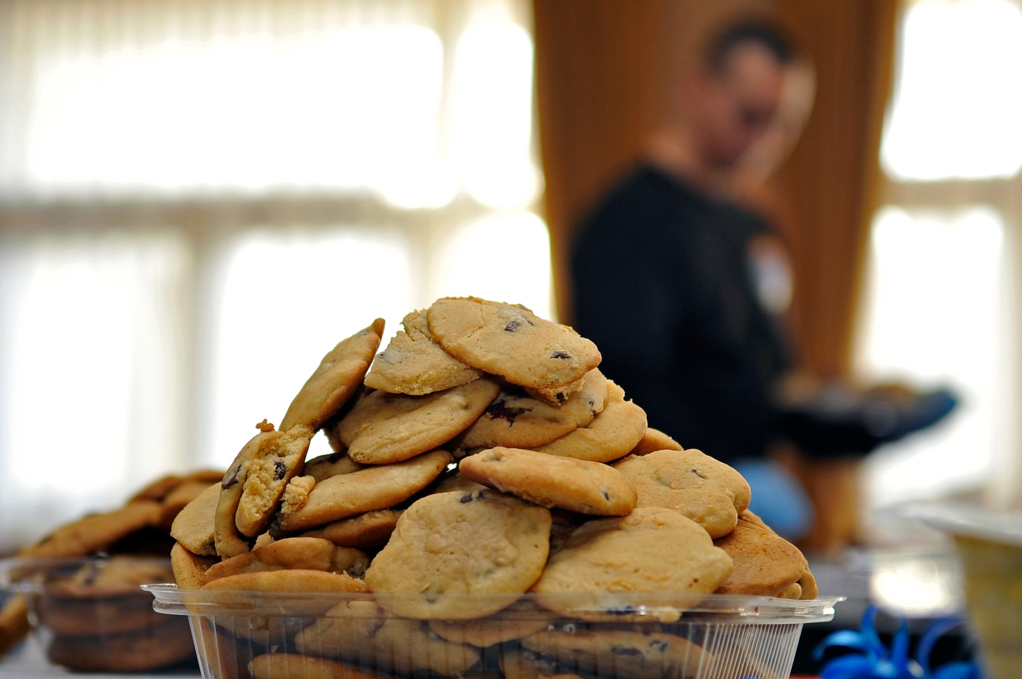 Each year, Misawa Cookie Caper volunteers ask the community to bake sweets for distribution to single and unaccompanied service members on the base. This year the annual event pulled in more than 20,000 cookies, which are then delivered to the service members by their respective first sergeants. (U.S. Air Force photo by Airman 1st Class Zachary Kee)