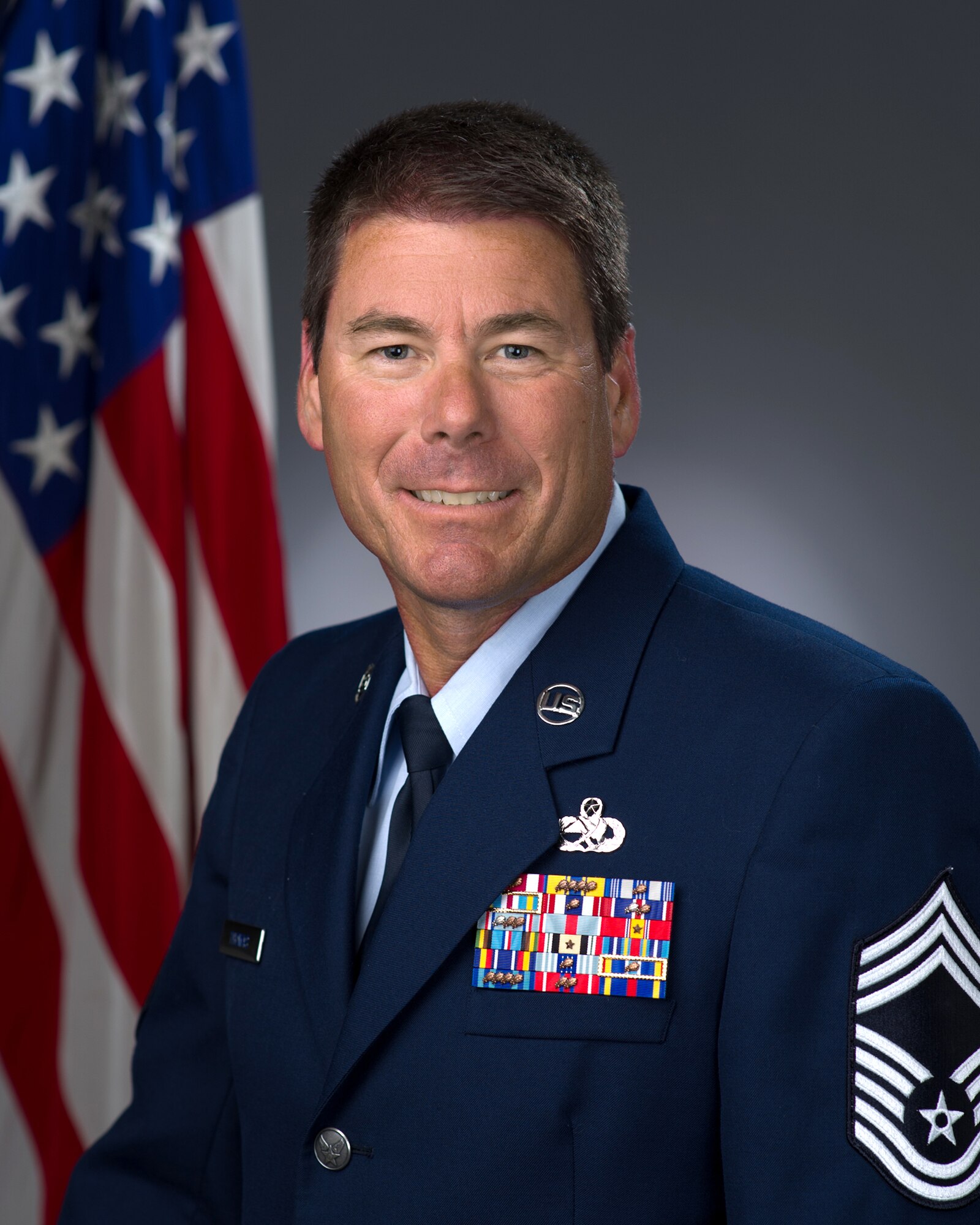 Chief Master Sgt. Michael Thomas, 60th Aircraft Maintenance Squadron. (U.S. Air Force photo)