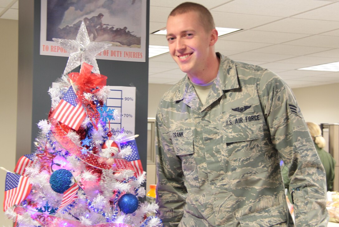 Senior Airman Adam Crank, a emergency medical technician with the 932nd Airlift Wing Aeromedical Evacuation Squadron says his New Years Resolution for 2014 is to earn his blue belt in Jiu Jitsu.(Air Force photo by Staff Sgt. Meiko Schill.)