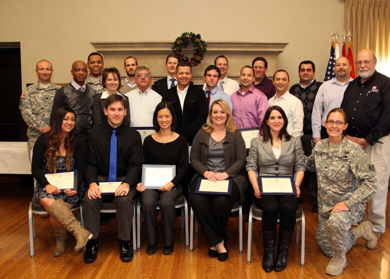 Members of the Los Angeles District's Leadership Development Program I & II graduated during a ceremony held at Bob Hope Patriotic Hall in downtoan Los Angeles on Dec. 12. 