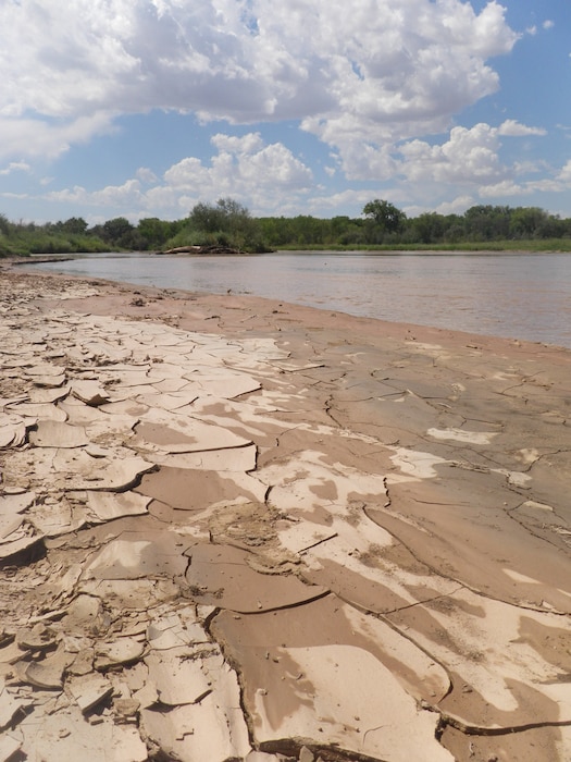 ALBUQUERQUE, N.M., -- 2013 Photo Drive submission. Photo by Ariane Pinson, Aug. 15, 2013. "Low flow on the Rio Grande."