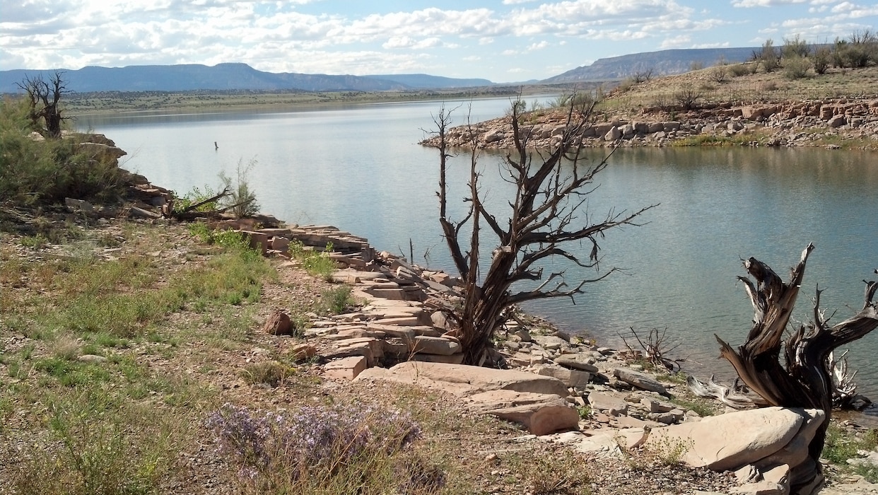 ABIQUIU LAKE, N.M., -- Entry in the District's 2013 photo drive. Photo by Marcy Leavitt, October 2013. "View of Abiquiu Lake"