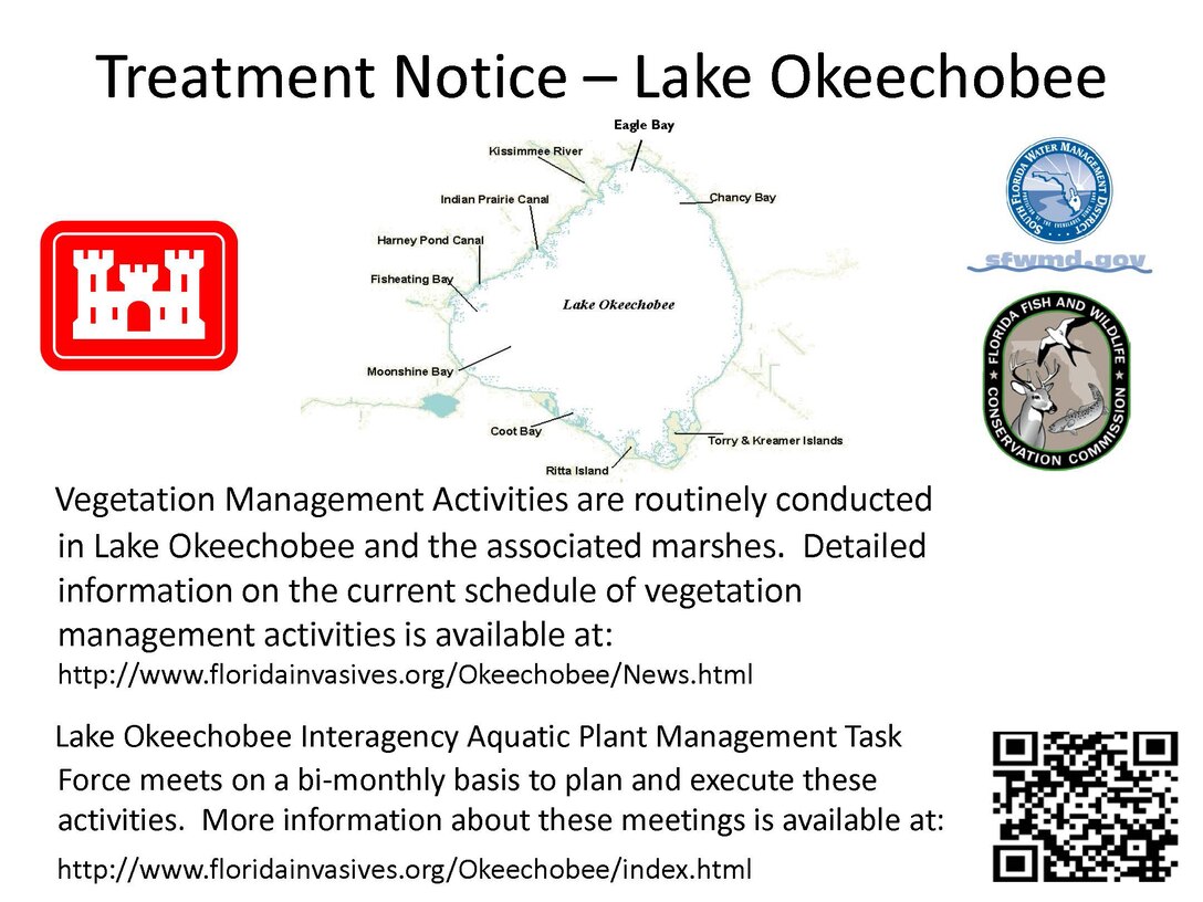 Permanent metal signs were recently installed at all boat ramps around Lake Okeechobee to provide information about vegetation management.