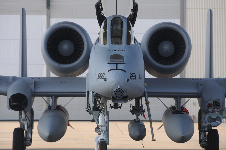 The 188th Fighter Wing's mission conversion continues as two more A-10C Thunderbolt II "Warthogs" depart Fort Smith Ark., for a new home. Tail Nos. 659 and 626 are headed for the Indiana Air National Guard's 122nd Fighter Wing as part of the188th’s on-going conversion from a fighter mission to remotely piloted aircraft and Intelligence mission, which will include a space-focused targeting squadron. (U.S. Air National Guard photo by Senior Airman John Hillier/188th Fighter Wing Public Affairs)