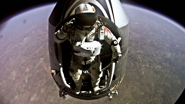 Explore The Edge Of Space With Red Bull Stratos Exhibit At National Museum Of The U S Air Force National Museum Of The United States Air Force Article Display