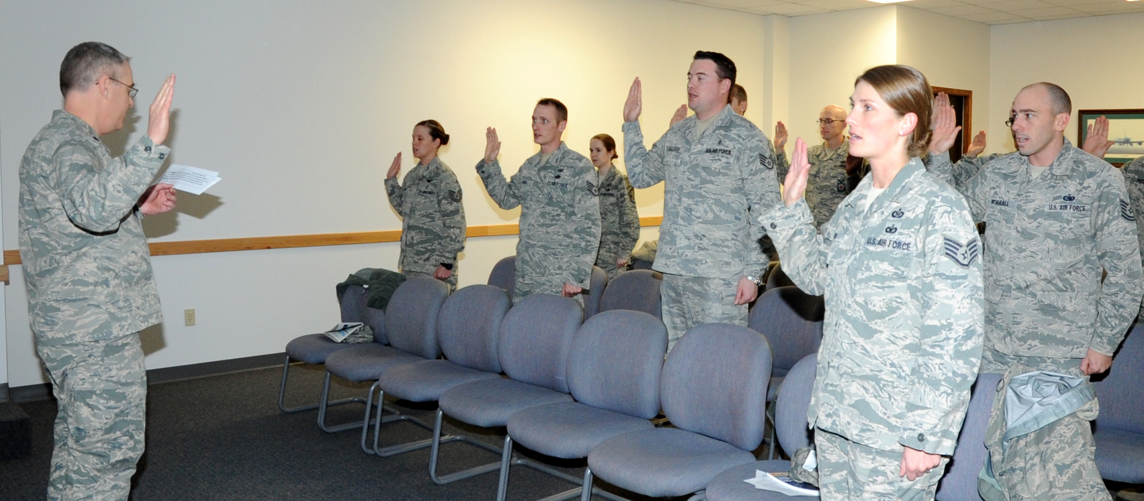 319th ABW Inspector General Swears in 14 New Inspectors > Grand Forks Air Force Base > News