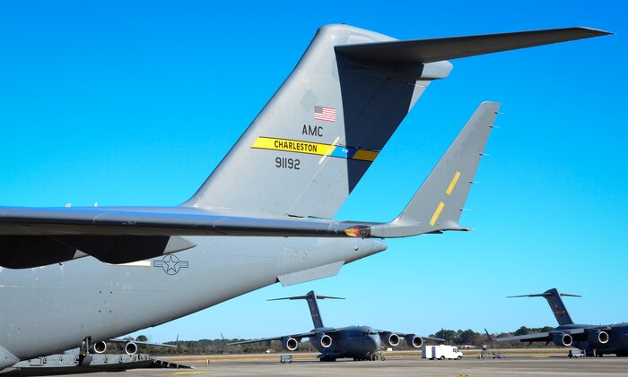 Aircraft 9192, C-17 Globemaster III, became the first C-17 aircraft in the United States Air Force to reach 20,000 flight hours. The C-17 is capable of rapid strategic delivery of troops and all types of cargo to main operating bases or directly to forward bases in the deployment area. The aircraft can perform tactical airlift and airdrop missions and can transport litters and ambulatory patients during aeromedical evacuations when required. (U.S. Air Force photo/Staff Sgt. Anthony Hyatt)