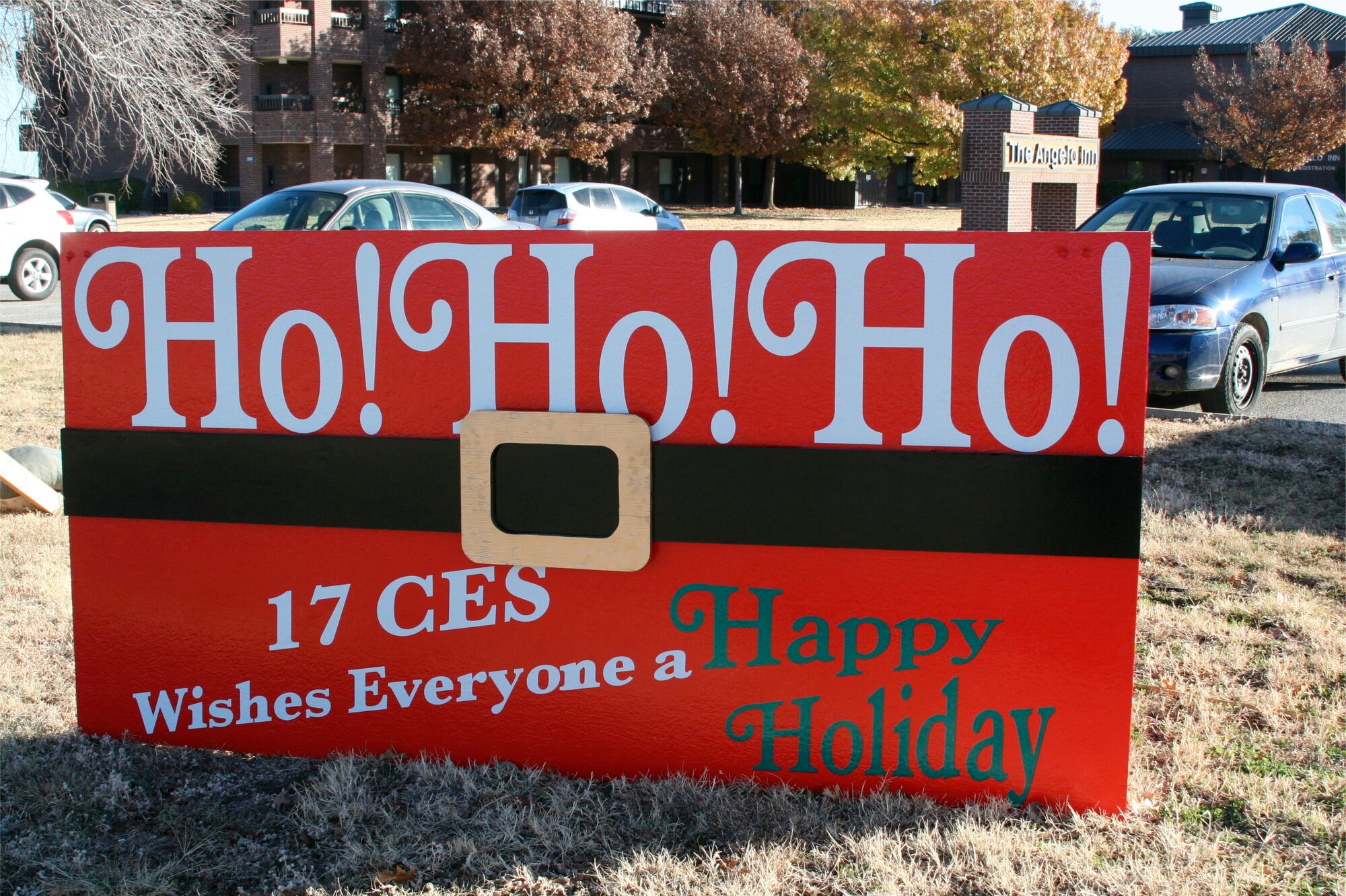 GOODFELLOW AIR FORCE BASE-  The 17th Civil Engineer Squadron won second place in the Holiday card contest hosted by the 17th Force Support Squadron. (Courtesy photo)