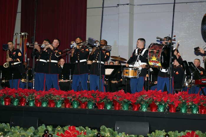 Marine Band San Diego played a winter concert for members of the local community offered at the depot, Dec. 13. The annual winter concert was free and open to the public.