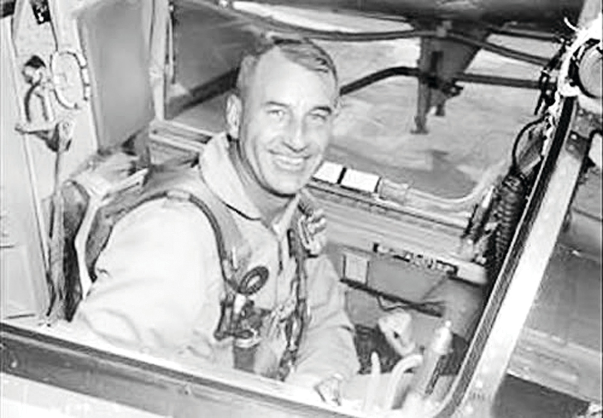 Air Force Col. Harry Shoup, the operations officer at NORAD on Dec. 24, 1955, answered a wrong-number call and began the tradition of NORAD tracking Santa. (Courtesy photo)