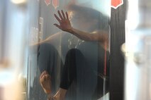 The 2013 North Dakota State Fair set an attendance record. The fair ran from July 19-27 and attracted an estimated 320,485 individuals. During the fair Lady Houdini performed the "water Torture Cell" escape act, for the local community and Airmen in attendence. (U.S. Air Force photo/Senior Airman Stephanie Sauberan)