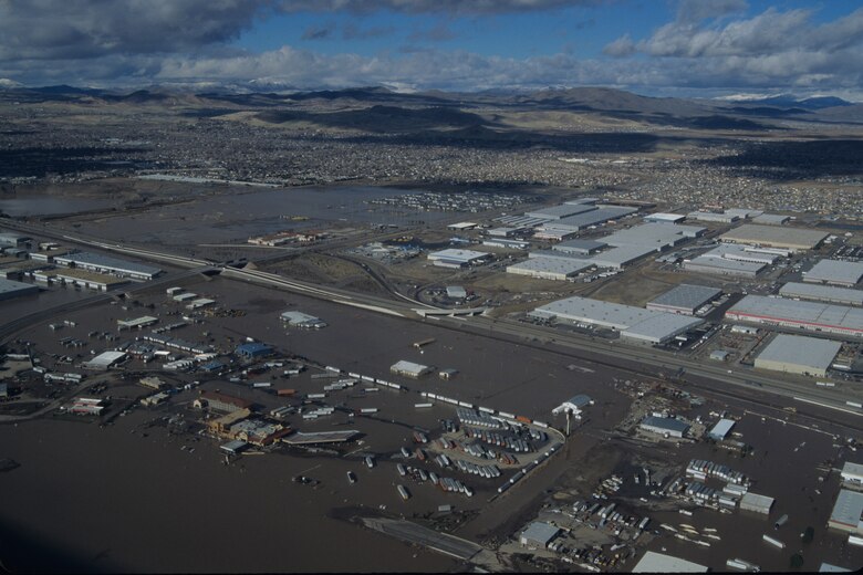 Flooding in the Reno, Nev., area in January 1997. 