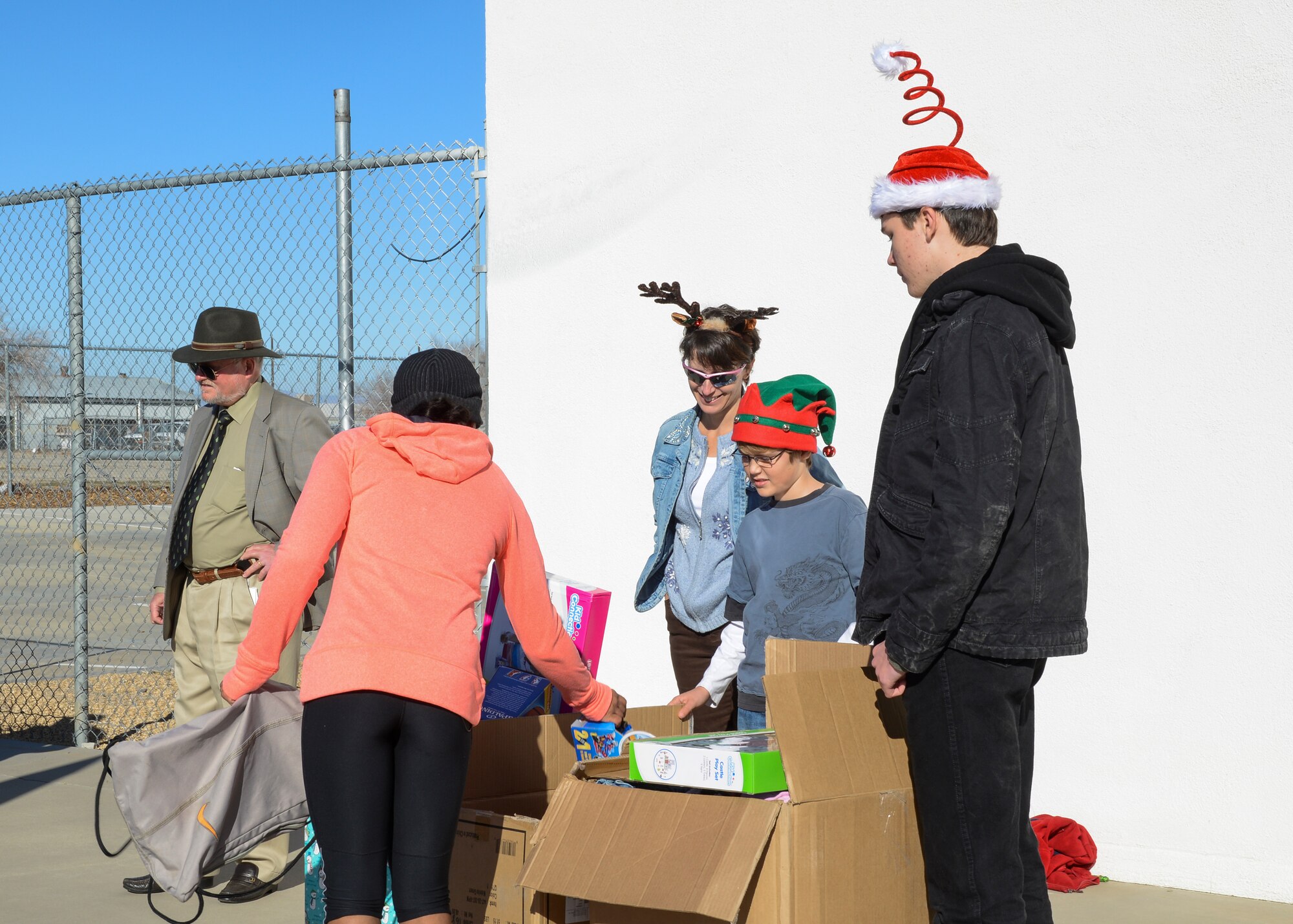 "Operation Play and Sleigh" brought in more than $2,000 worth of toys for children who otherwise would not have Christmas presents this year. (U.S. Air Force photo by Rebecca Amber)