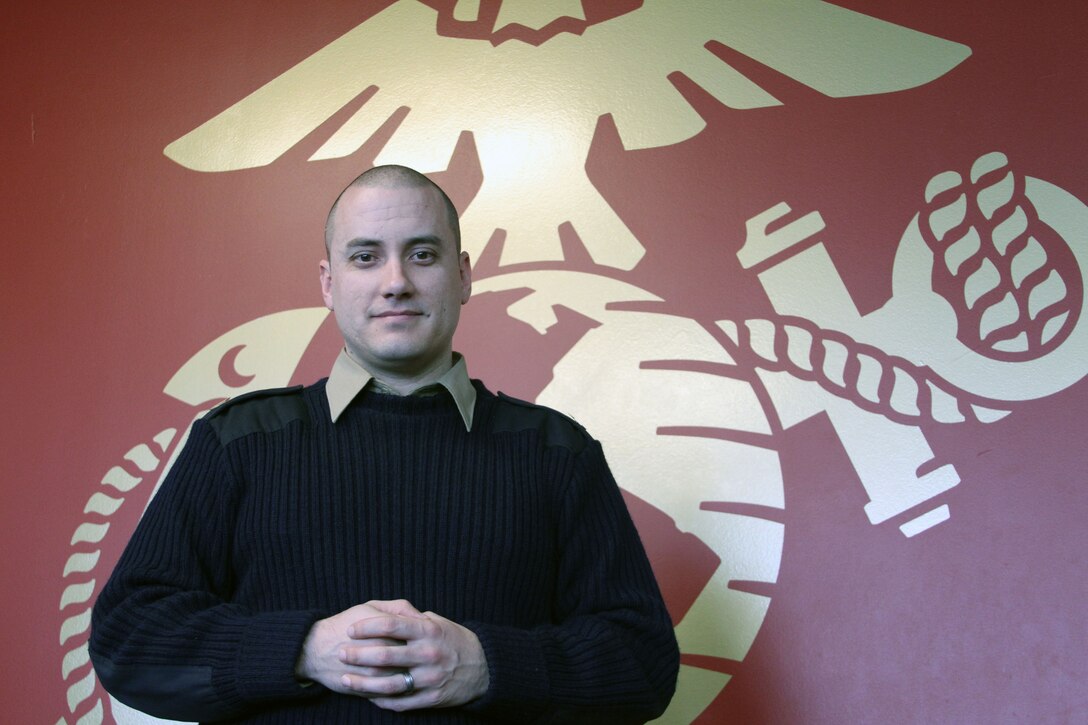 U.S. Marine Corps Staff Sgt. Donald C. Roberts, a recruiter with Recruiting Sub-station Lakewood and a Monterey, Calif. native, was recently selected as 4th Marine Corps District’s recruiter of the year for fiscal year 2013. Roberts’ efforts throughout the year also earned him a meritorious promotion to his current rank in July 2013. He will now be competing against the top recruiters from the five other recruiting districts in the nation for the title of Marine Corps Recruiting Command’s recruiter of the year. (U.S. Marine Corps photo by Sgt. T.M. Stewman/Released)