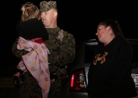 Approximately 50 Marines of Marine Heavy Helicopter Squadron (HMH) 464 left their hangar aboard Marine Corps Air Station New River to deploy to Japan as part of the Unit Deployment Program, Dec. 2.