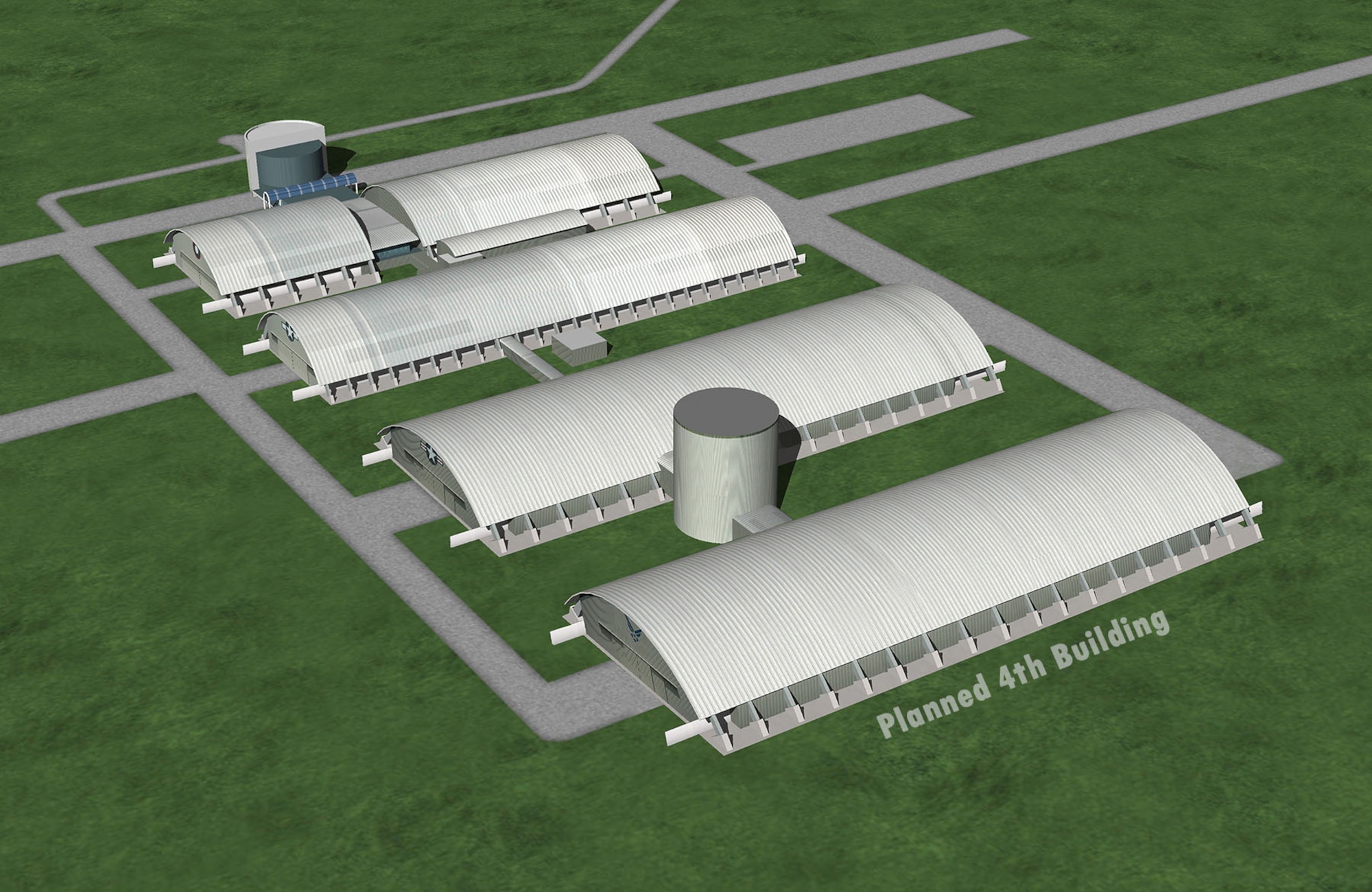 The 2013 rendering of the National Museum of the U.S. Air Force expansion at Wright-Patterson Air Force Base in Dayton, Ohio. 