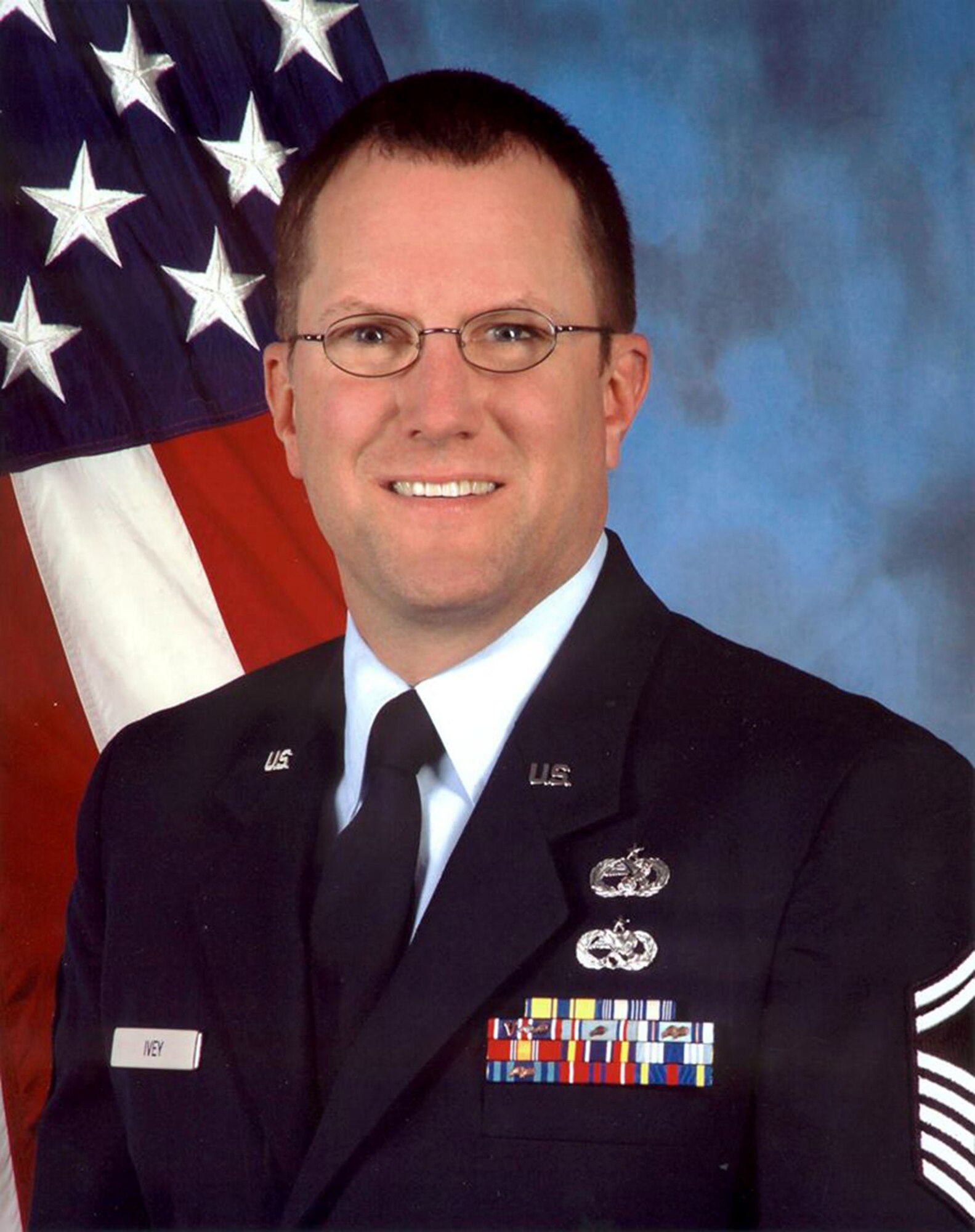 TRAVIS AIR FORCE BASE, Calif. -- Chief Master Sgt. Neal Ivey. (U.S. Air Force official photo)