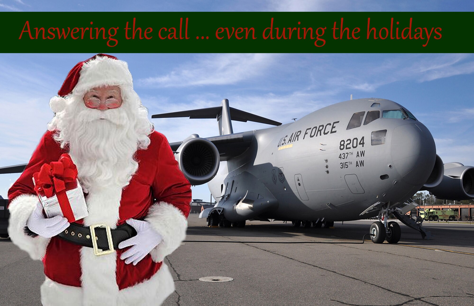 It’s six days before Christmas and the last place I thought I would end up this week would be Scotland and Turkey.  Welcome to being an Air Force reservist. (U.S. Air Force Reserve graphic by Michael Dukes)
