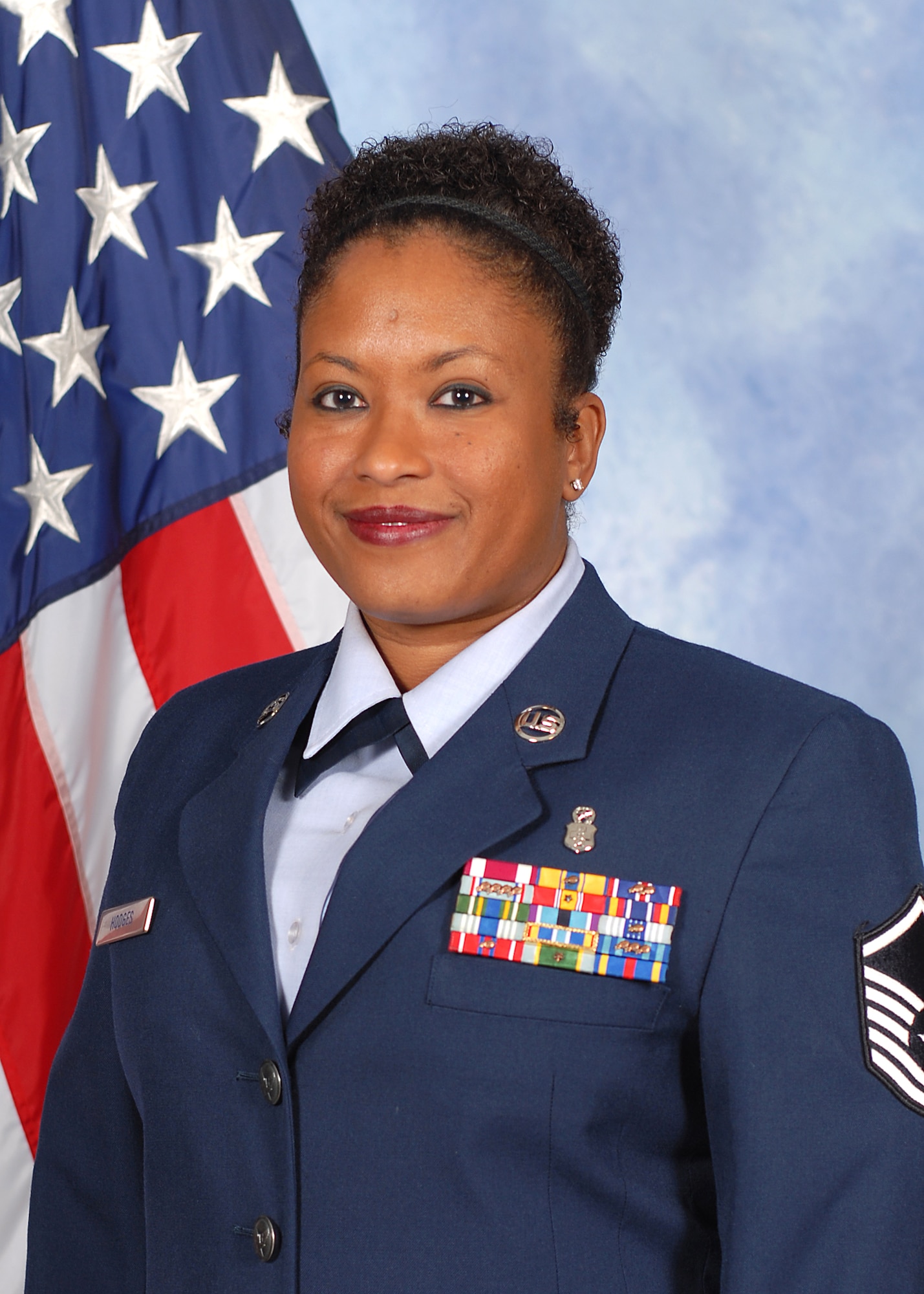 GOODFELLOW AIR FORCE BASE, Texas -- Master Sgt. Kaleah Hodges, 17th Training Wing, is the 17th Training Wing 2012 Senior NCO of the Year. The annual awards program recognizes military and civilian personnel who compete in 20 categories for their significant contributions to the 17th TRW, the community and the mission. (U.S. Air Force photo/Airman 1st Class Michael Smith) 