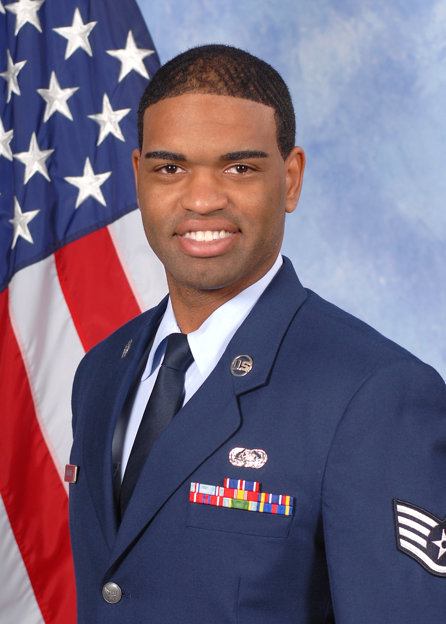 GOODFELLOW AIR FORCE BASE, Texas -- Staff Sgt. Chadwick McGuire, 17th Training Support Squadron, is the 17th Training Wing 2012 Airman of the Year and the Team Goodfellow 2012 Junior Enlisted Servicemember of the Year. The annual awards program recognizes military and civilian personnel who compete in 20 categories for their significant contributions to the 17th TRW, the community and the mission. (U.S. Air Force photo/Airman 1st Class Michael Smith) 