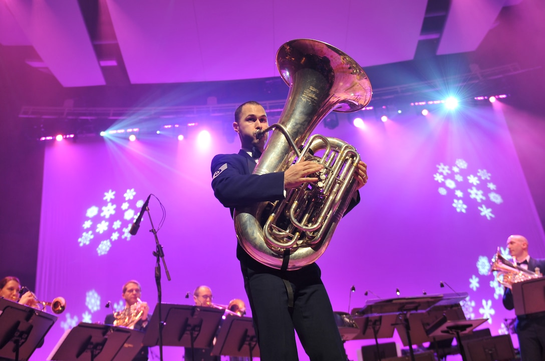 Staff Sergeant George Father featured on the Tuba with Heartland Brass and Offutt Brass in "Overture Battle Royal from 'The Nutcracker'"