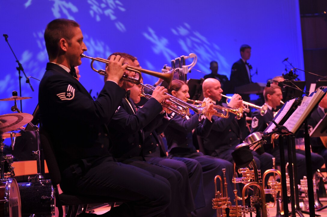 The Concert Band performs for "A Hometown Holiday"