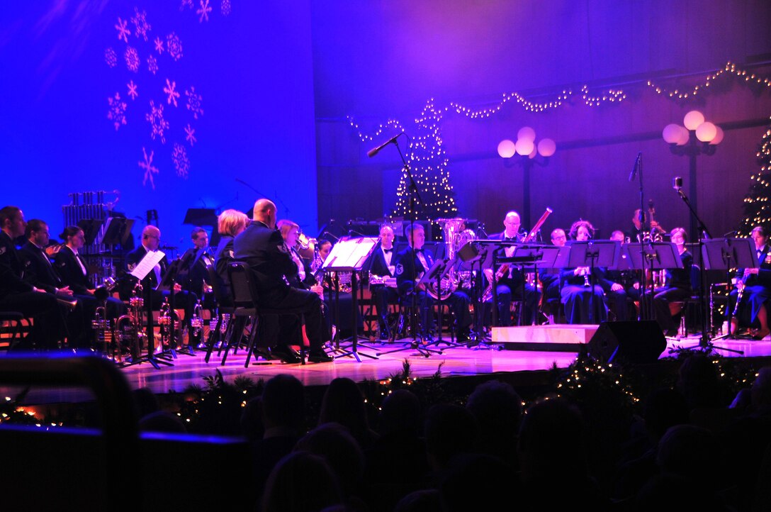 The Concert Band performs for "A Hometown Holiday"