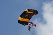 The Golden Knights, the U.S. Army parachute team, are back at Homestead Air Reserve Base for their winter training. For the fourth straight year, the award winning jump team has come to Homestead ARB, their official winter training site, to hone their skills in preparation for the 2012 air show and competition circuit. As the "Official Ambassadors of the Army," the team performs spectacular live parachute demonstrations for the public. Local South Florida residents will see the team in the skies above Homestead ARB until early March. (U.S. Air Force photo/Senior Airman Jaimi Upthegrove)