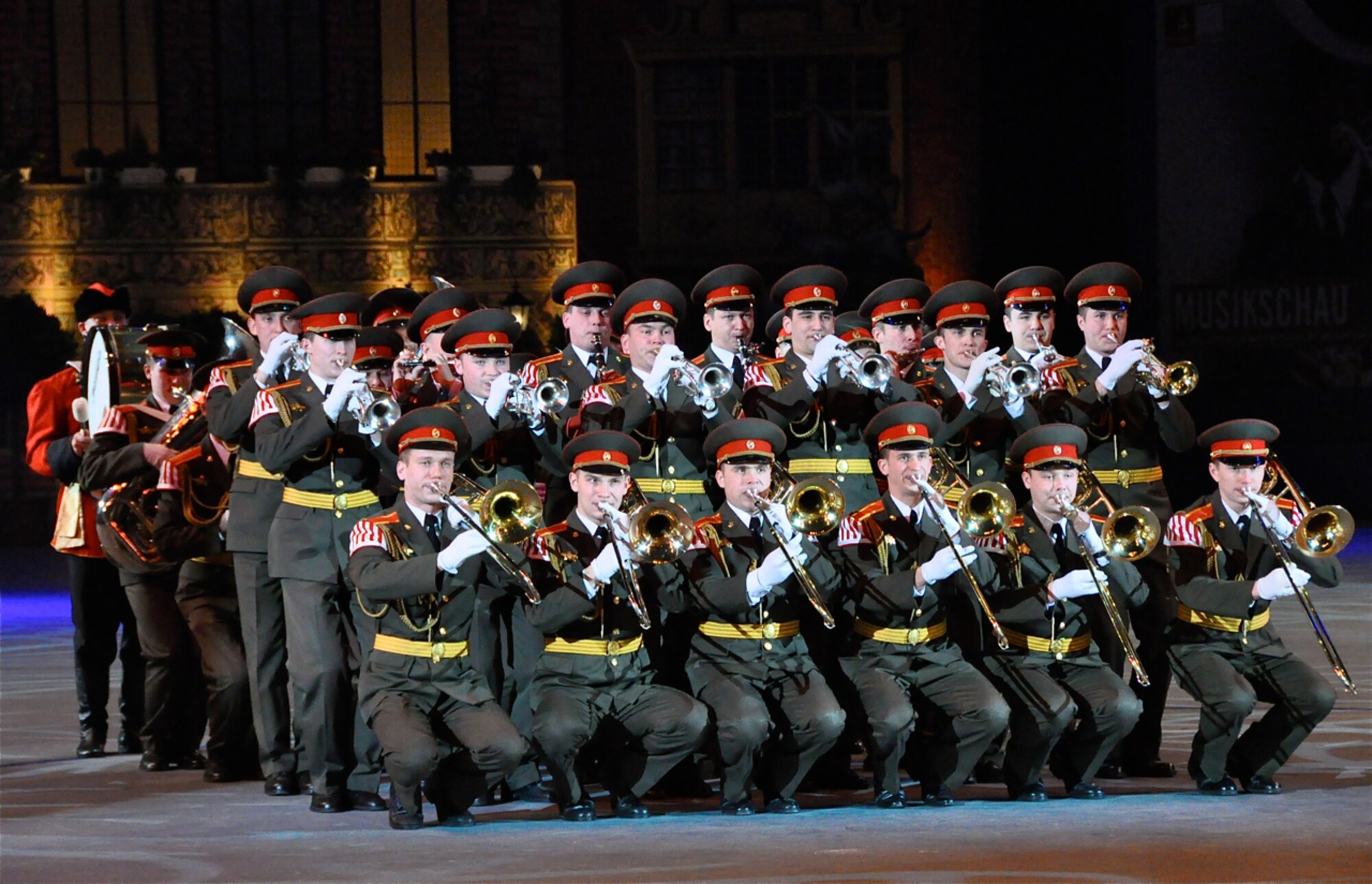 The USAFE Band participated in the Musikschau der Nationen in Bremen, Germany.  Seven other nations also participed in the event.  All proceeds from the event will be used to benefit the German War Graves Commission.  