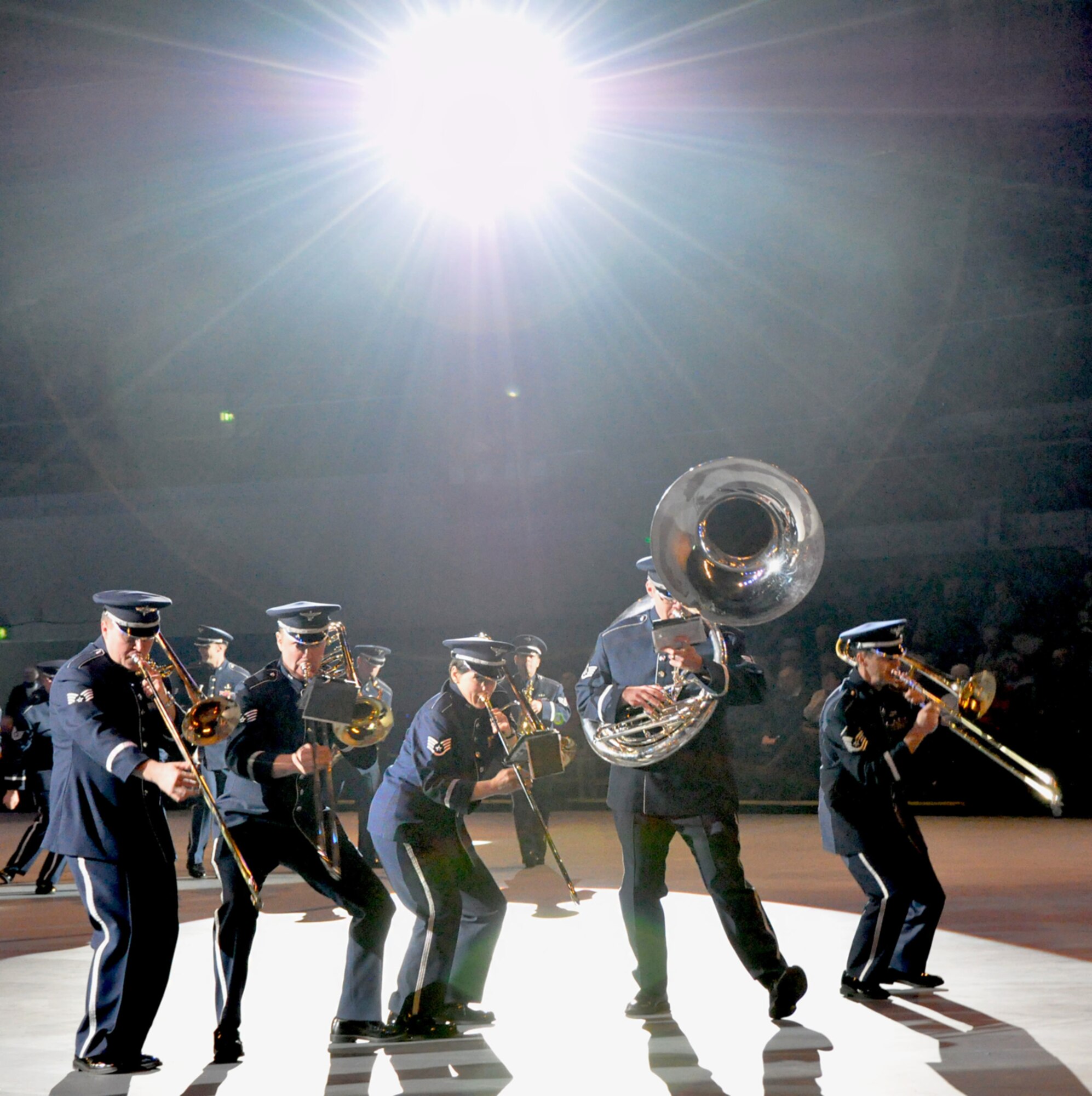 The USAFE Band participated in the Musikschau der Nationen in Bremen, Germany.  Seven other nations also participed in the event.  All proceeds from the event will be used to benefit the German War Graves Commission.  