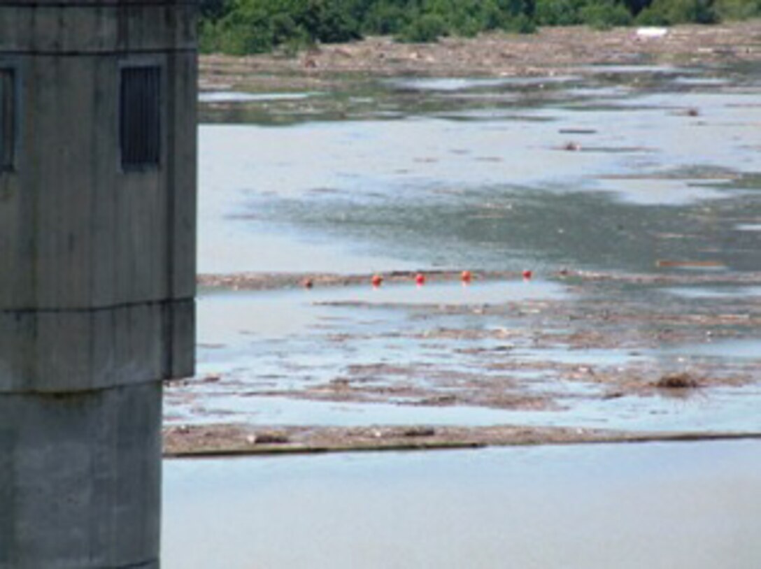 Flooding at North Hartland Lake in September, 2011. (U.S. Army Corps of Engineers photo)