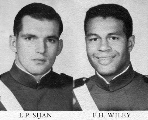 Capt. Lance P. Sijan, Medal of Honor recipient, and Fletcher Wiley were two U.S. Air Force Academy cadets and star athletes who lived diversity during a time when the civil rights movement was in its early stages. (Courtesy photos)