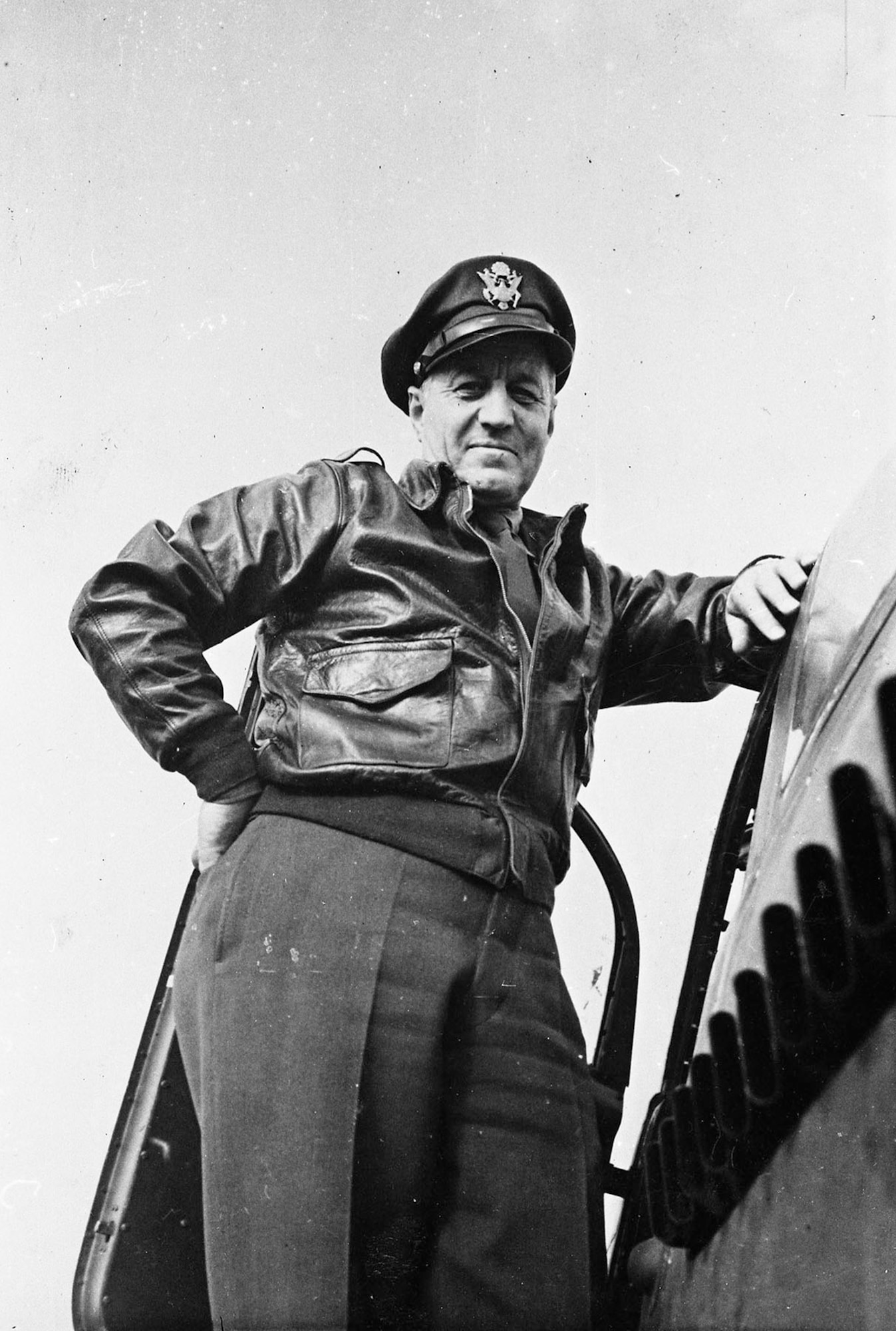 Brig. Gen. Ralph Royce in Australia shortly before he led his special mission back to the Philippines to bomb the Japanese in April 1942. (U.S. Air Force photo)