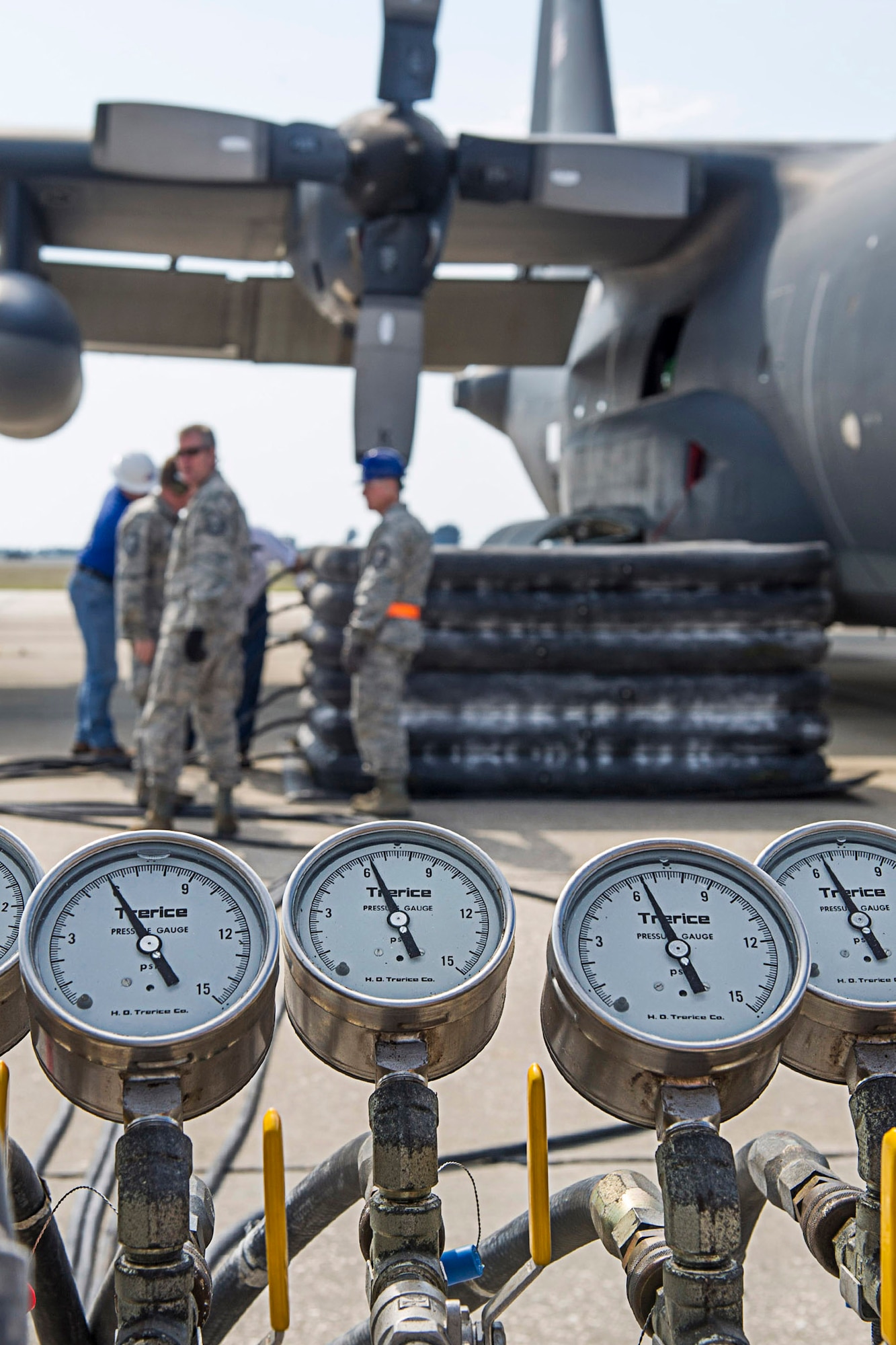 The 45th Space Wing and 920th Rescue Wing participated in a joint exercise Jan. 25, to practice responding to a crashed or damaged aircraft.  This exercise demonstrated a joint capability to effectively recover a damaged or disabled aircraft in a timely manner.  (U.S. Air Force Photo/Matthew Jurgens)
