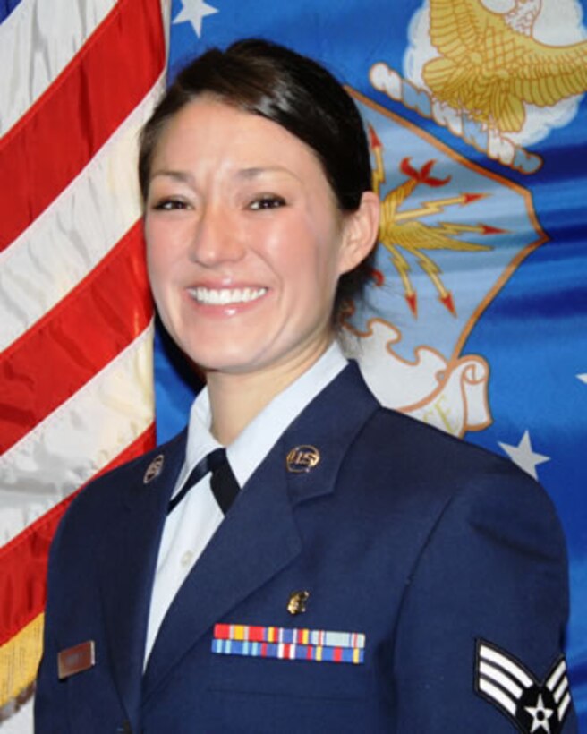 Airman Leadership School photo for Senior Airman Stephanie Cortez, 82nd Medical Operations Squadron.  Cortez was selected as the Class 13-C Commandant's Award winner in a ceremony at the Sheppard Club Feb. 7, 2013. (U.S. Air Force courtesy photo)