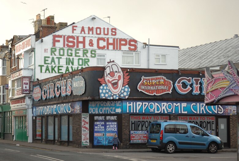 One of the main attractions of Great Yarmouth is The Hippodrome Circus. The circus building was constructed in 1903, and 110 years later it is still operational. (U.S. Air Force photo by Airman 1st Class Dillon Johnston/Released)