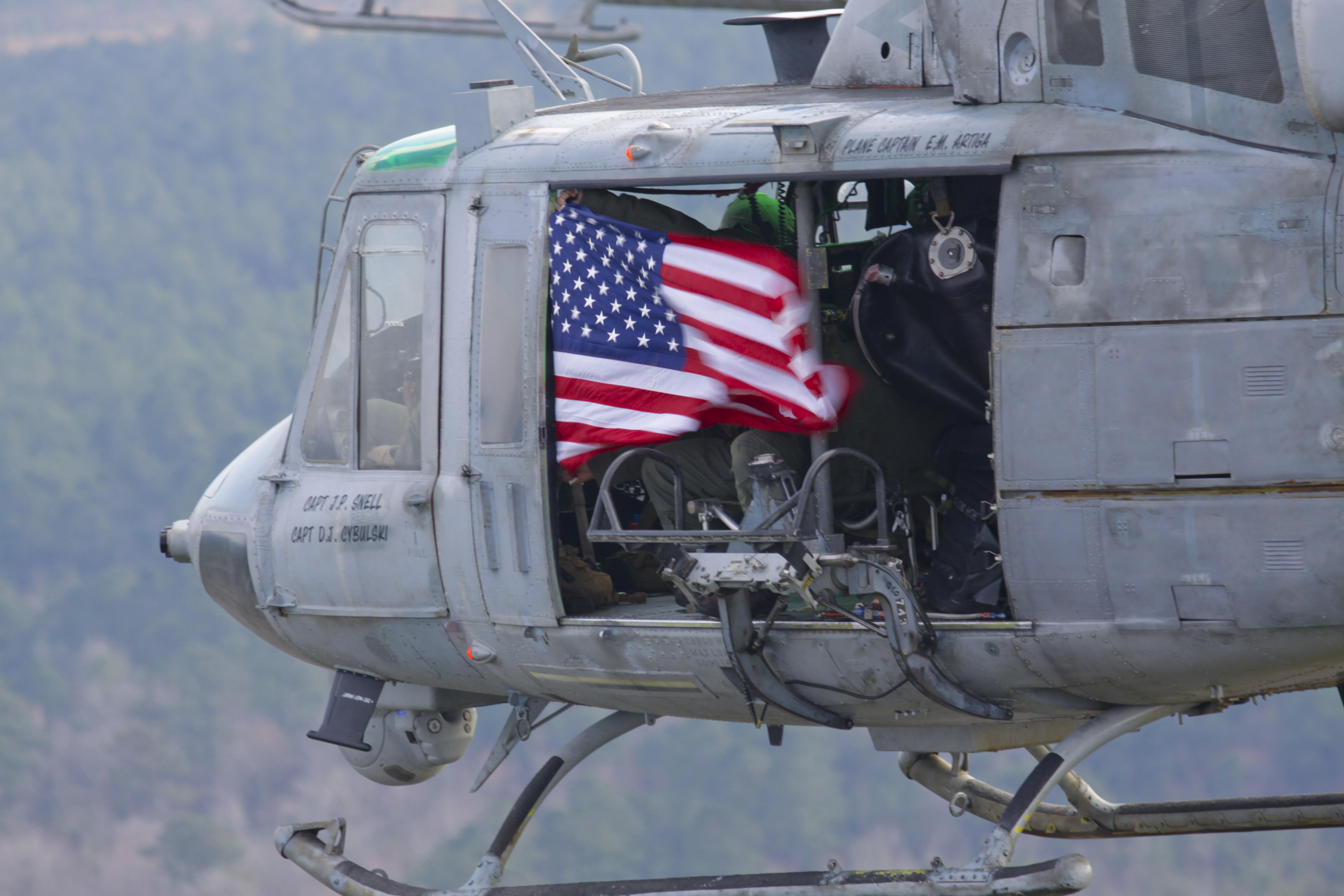 Last flight of the uh 1n huey