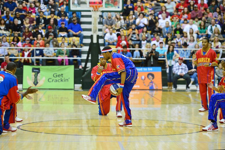 Globetrotters Leave Mark In Greyhound Arena Cannon Air Force
