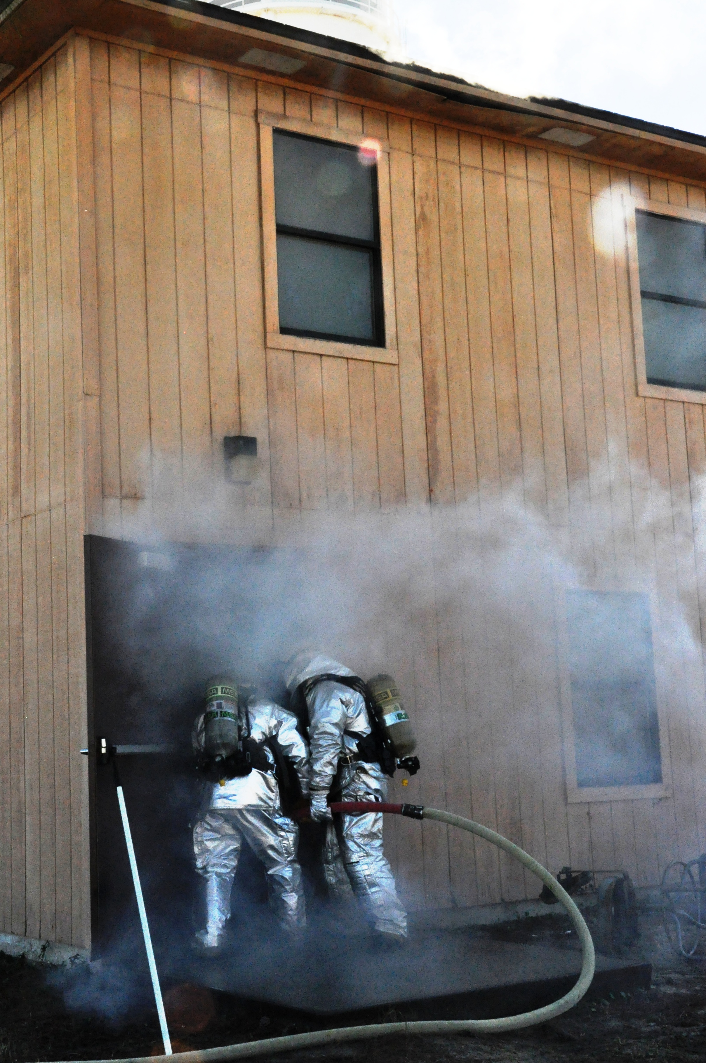 The roof is on fire > Tyndall Air Force Base > Display
