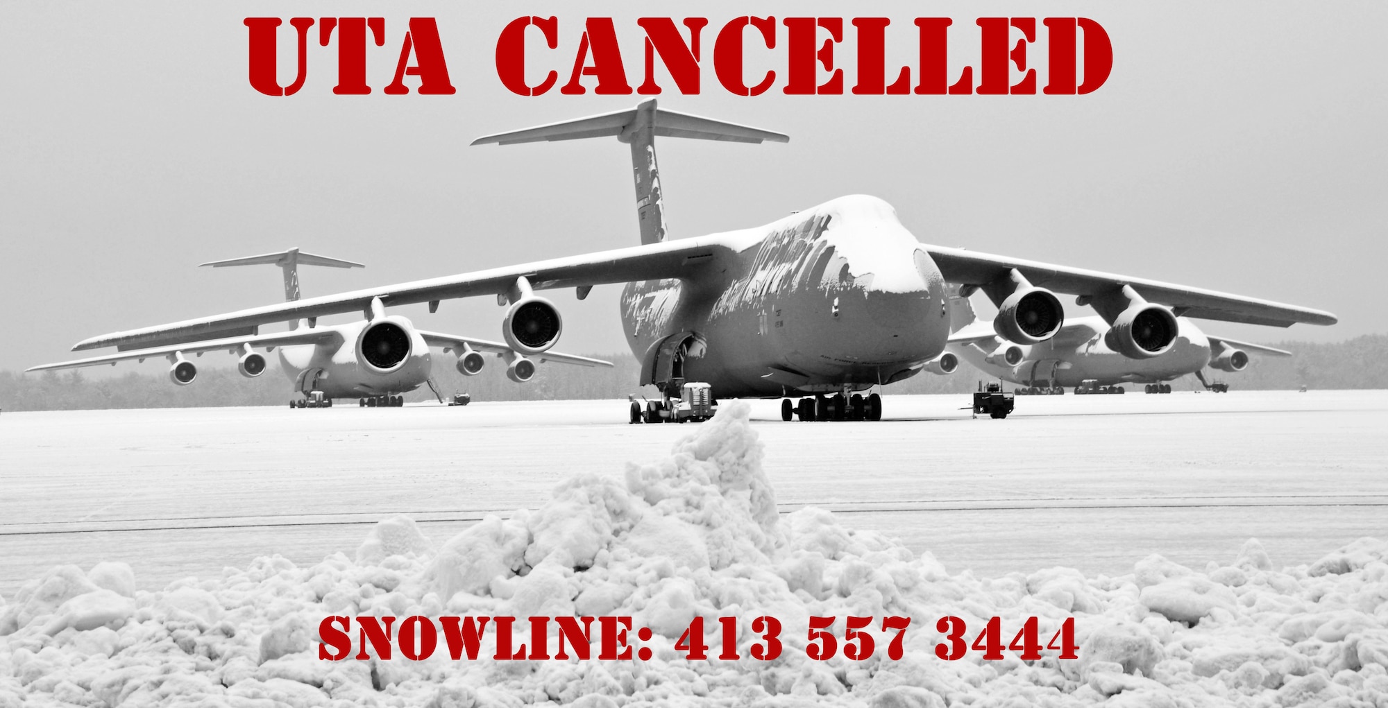 You can get updates on release and reporting information by calling the snow line at (413) 557-3444.