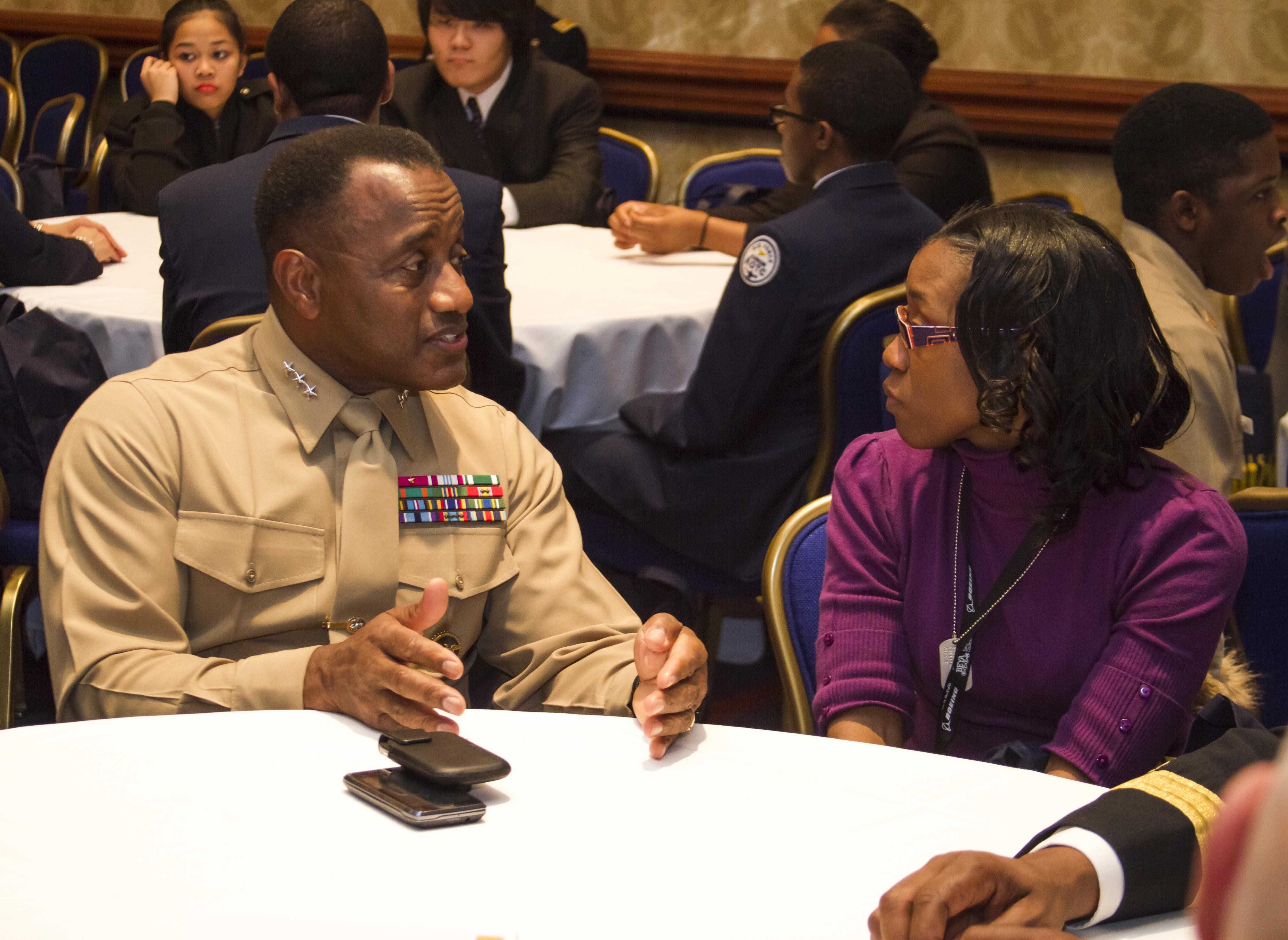 Marines help BEYA 'Build Bridges for America's Future'