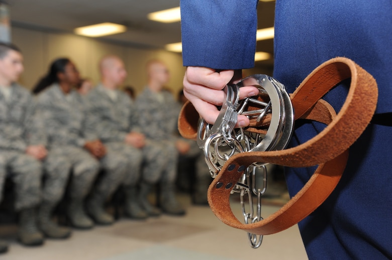 Students learn from mobile courts martial gt Keesler Air Force Base