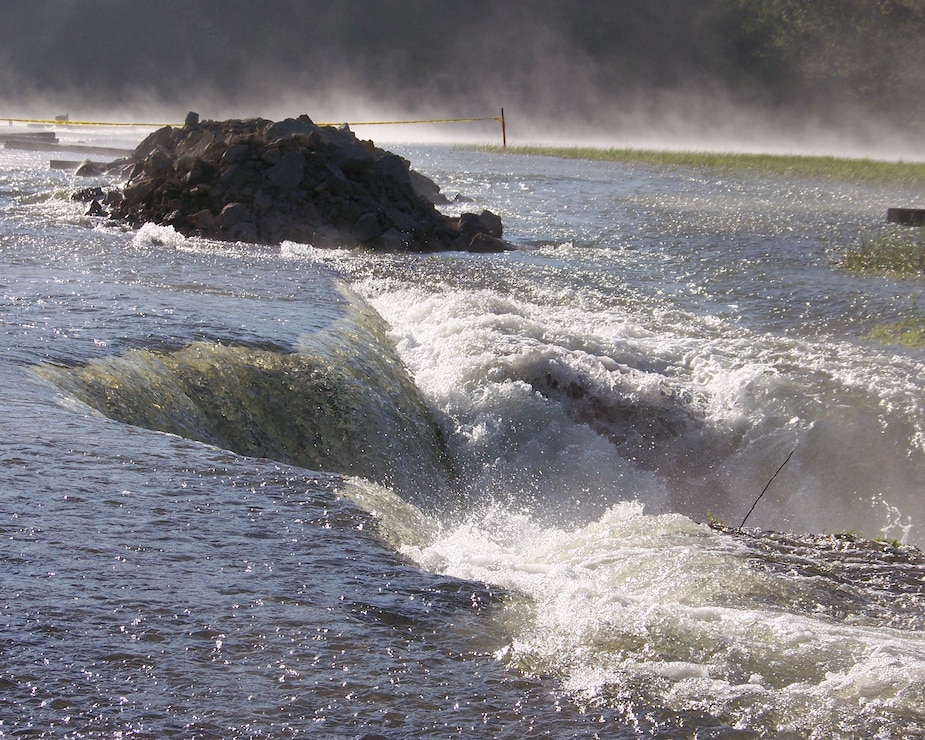 Lake spillway at Mississinewa Lake