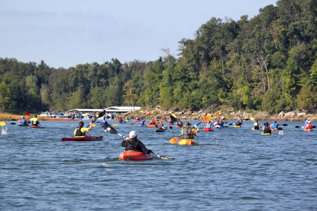 Kayakers at Rough River Lake
