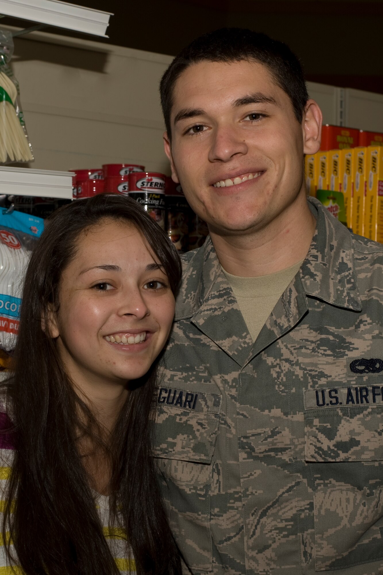 “We’re just hanging out. The best part of Valentine’s Day is spending time together.” - Airman 1st Class Micheal Medeguari, aerospace propulsion apprentice of 801st Special Operations Aircraft Maintenance Squadron and his wife.