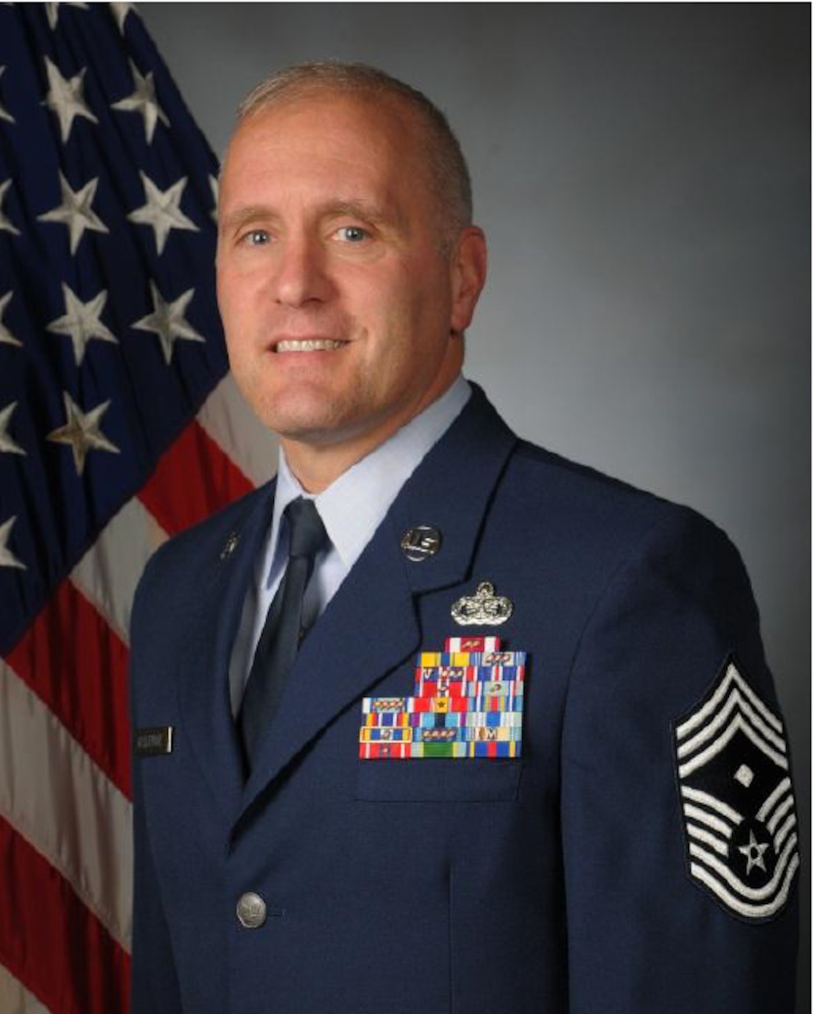 Chief Master Sgt. Michael Bellerose, Air Force Reserve Command's first sergeant functional manager. (U.S. Air Force photo)