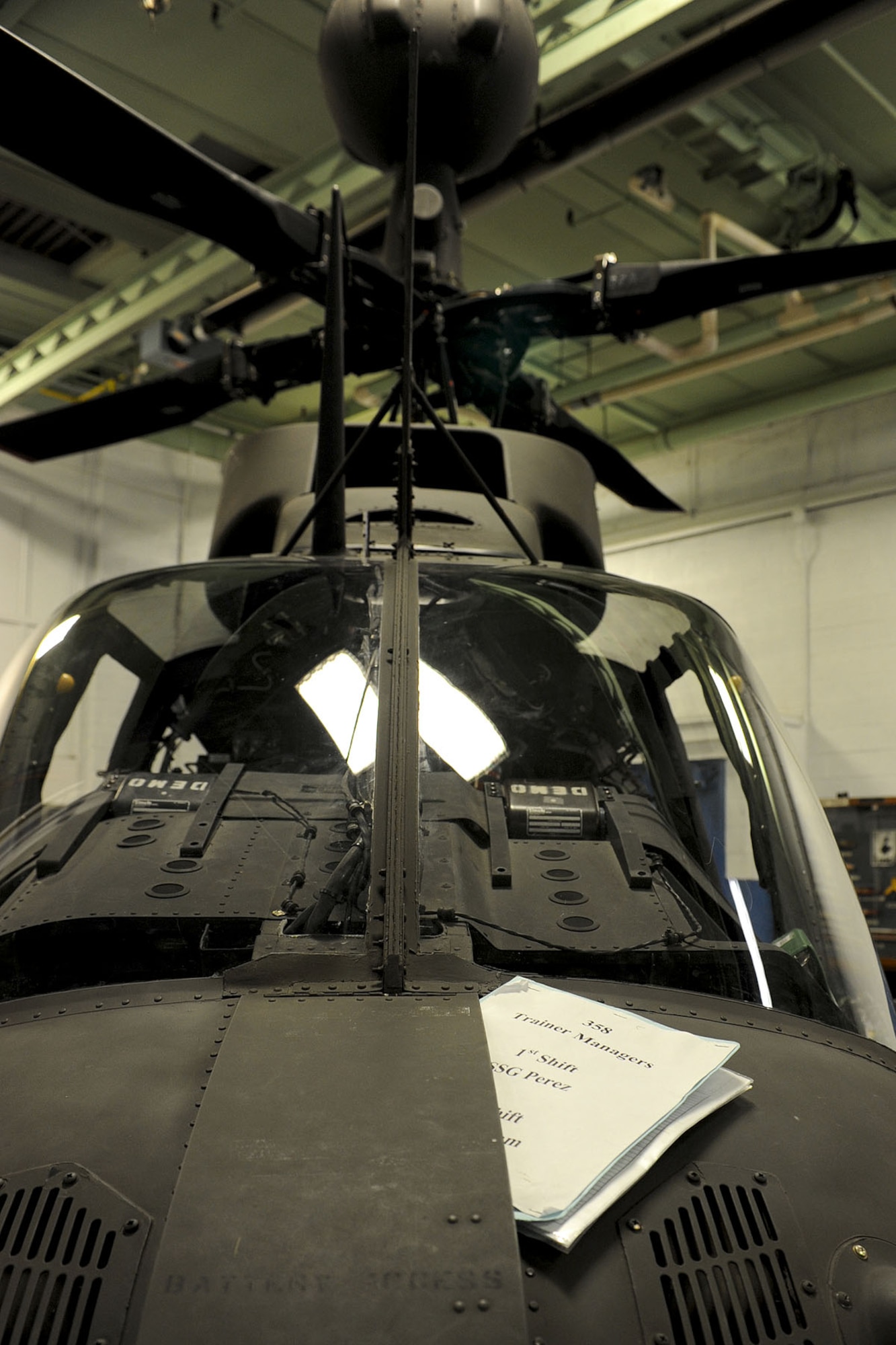 The Soldiers of the 1st Battalion, 210th Aviation regiment receive aircraft maintenance training for the U.S. Army's OH-58 Kiowa Warrior and AH-64 Apache helicopters. More than 2,600 Students in six enlisted Military Occupational Specialties and one warrant officer MOS attend training annually at the battalion. (U.S. Air Force photo by Staff Sgt. Ashley Hawkins/Released)