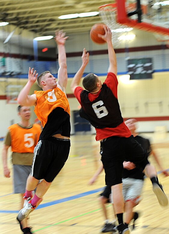 Ellsworth Fires Up Basketball Tournament Ellsworth Air Force