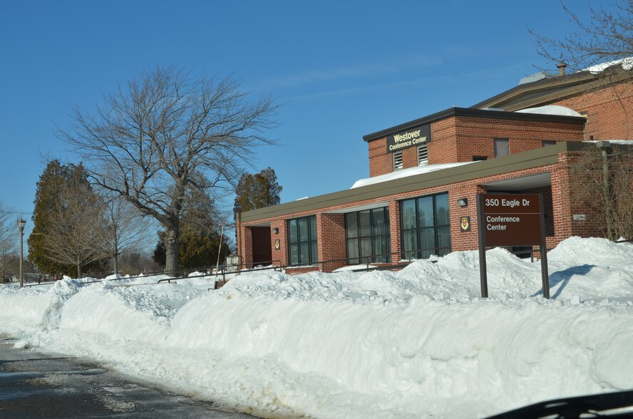 As of a result of winter storm "Nemo", twenty inches of snow covered Westover Air Reserve Base, Chicopee, Mass., between Feb. 8 and Feb. 10, 2013. Massachusetts declared a state of emergency and Gov. Duvall Patrick initiated the first driving ban since the blizzard of 1978. (U.S. Air Force photo/SrA. Kelly Galloway)